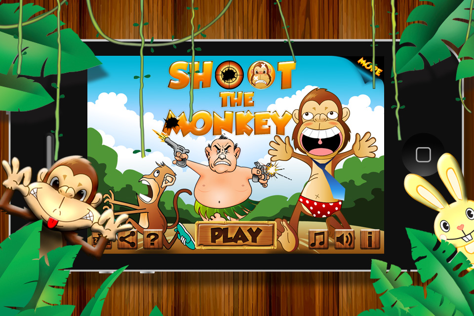 Screenshot Shoot the Monkey for iPhone Screenshot Shoot the Monkey for iPhone